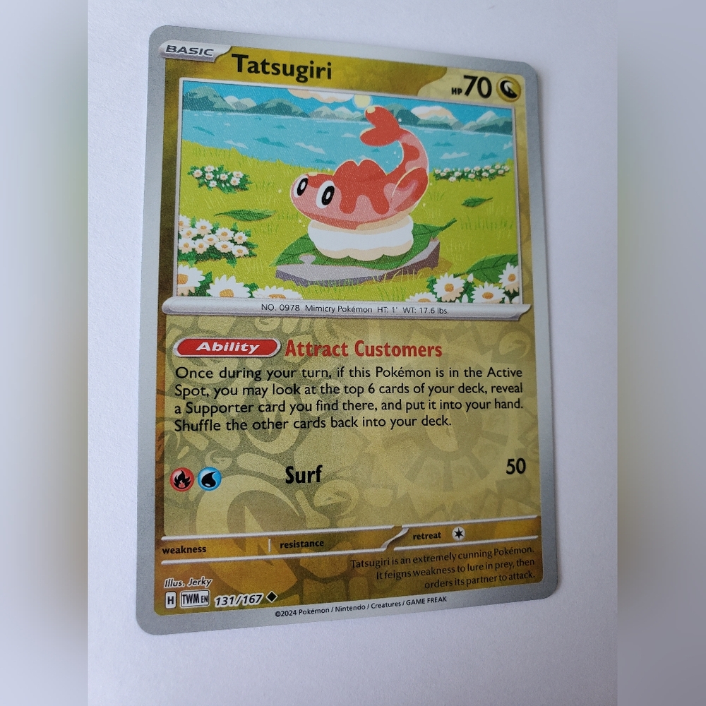 Tatsugiri 131/167 | Twilight Masquerade | Reverse Holo Uncommon | NM | Pokemon - Picture 3 of 5
